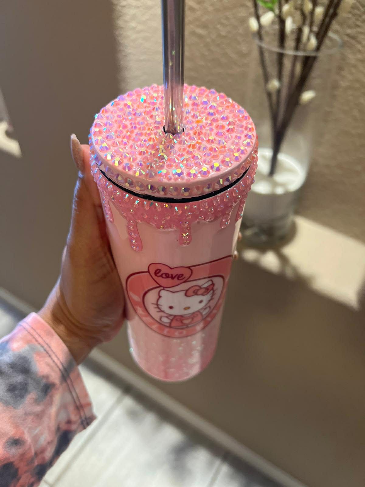 20 oz Hello Kitty Themed Tumbler