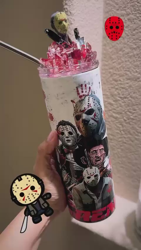 20 oz Jason Halloween-Themed Tumbler