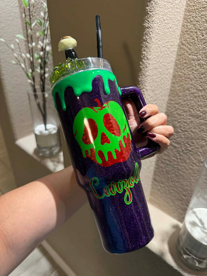 40 oz Evil Queen-Themed Tumbler