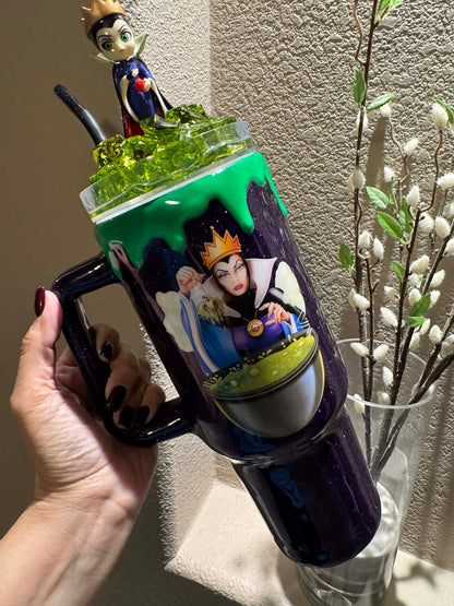 40 oz Evil Queen-Themed Tumbler