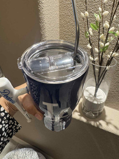 30 oz Dodgers LA Glitter Tumbler