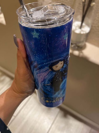 20 oz Coraline Themed Tumbler