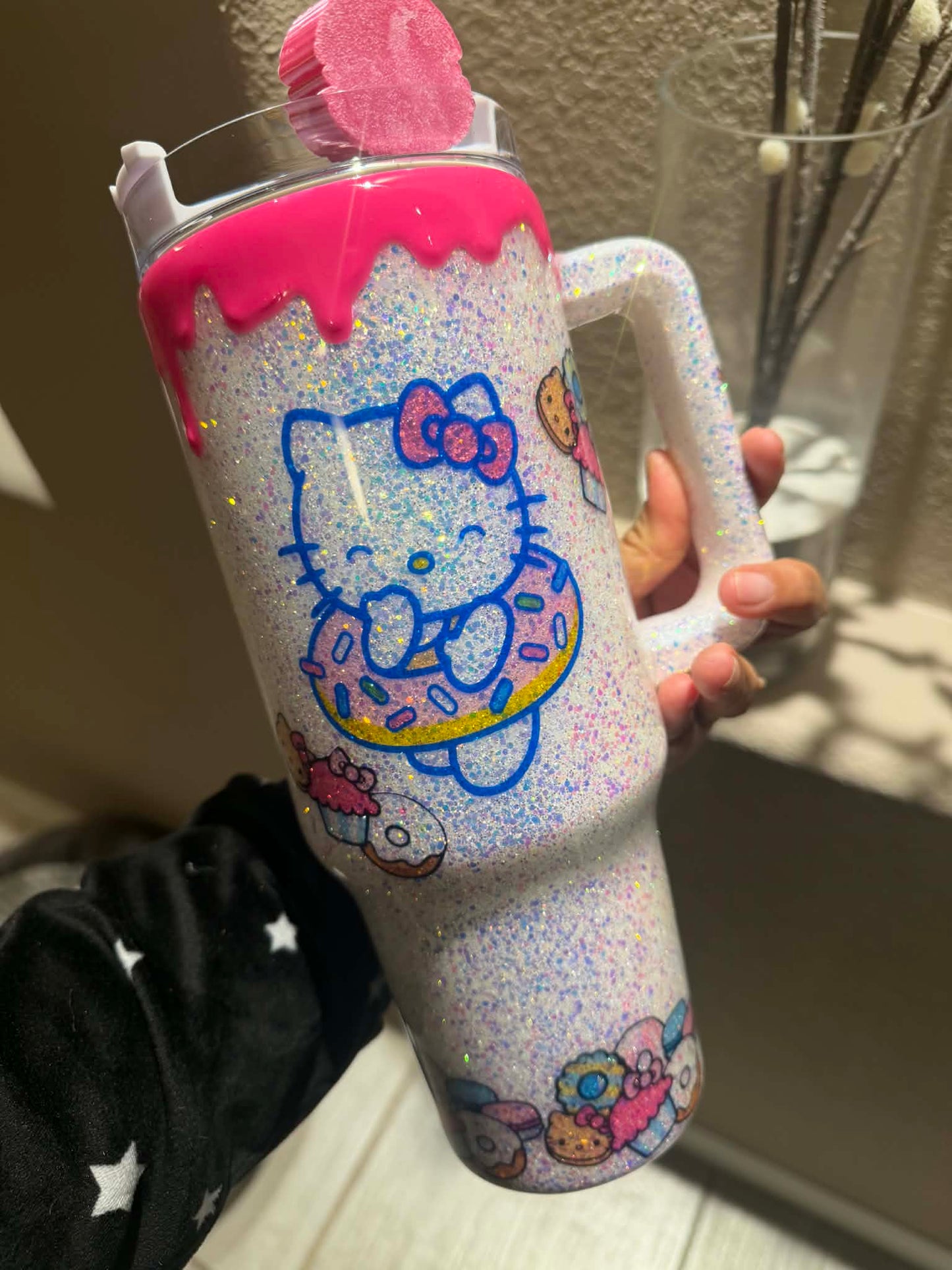 40 oz Hello Kitty Themed Tumbler