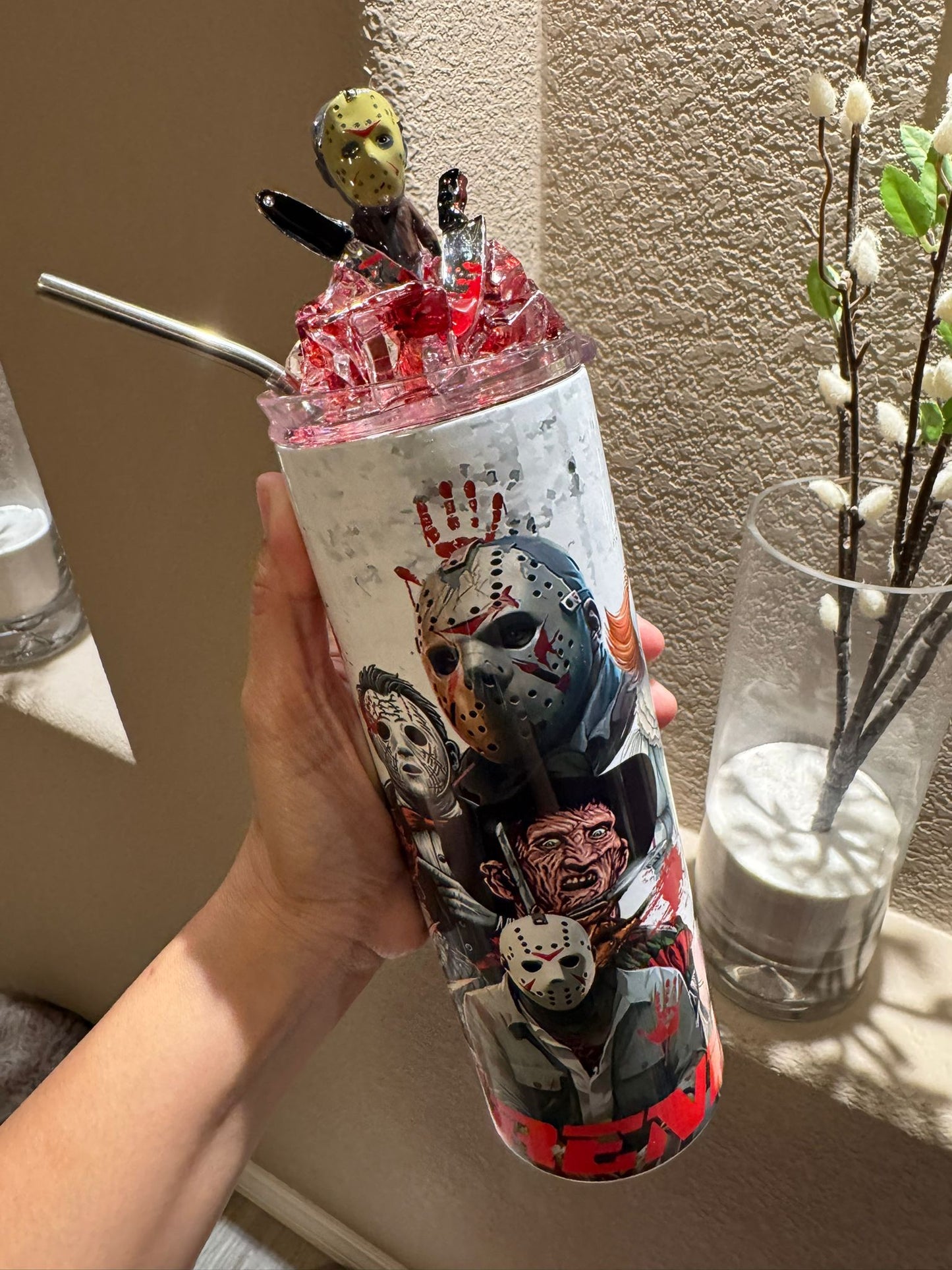 20 oz Jason Halloween-Themed Tumbler