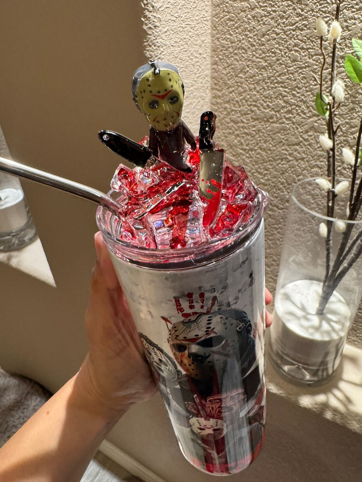 20 oz Jason Halloween-Themed Tumbler