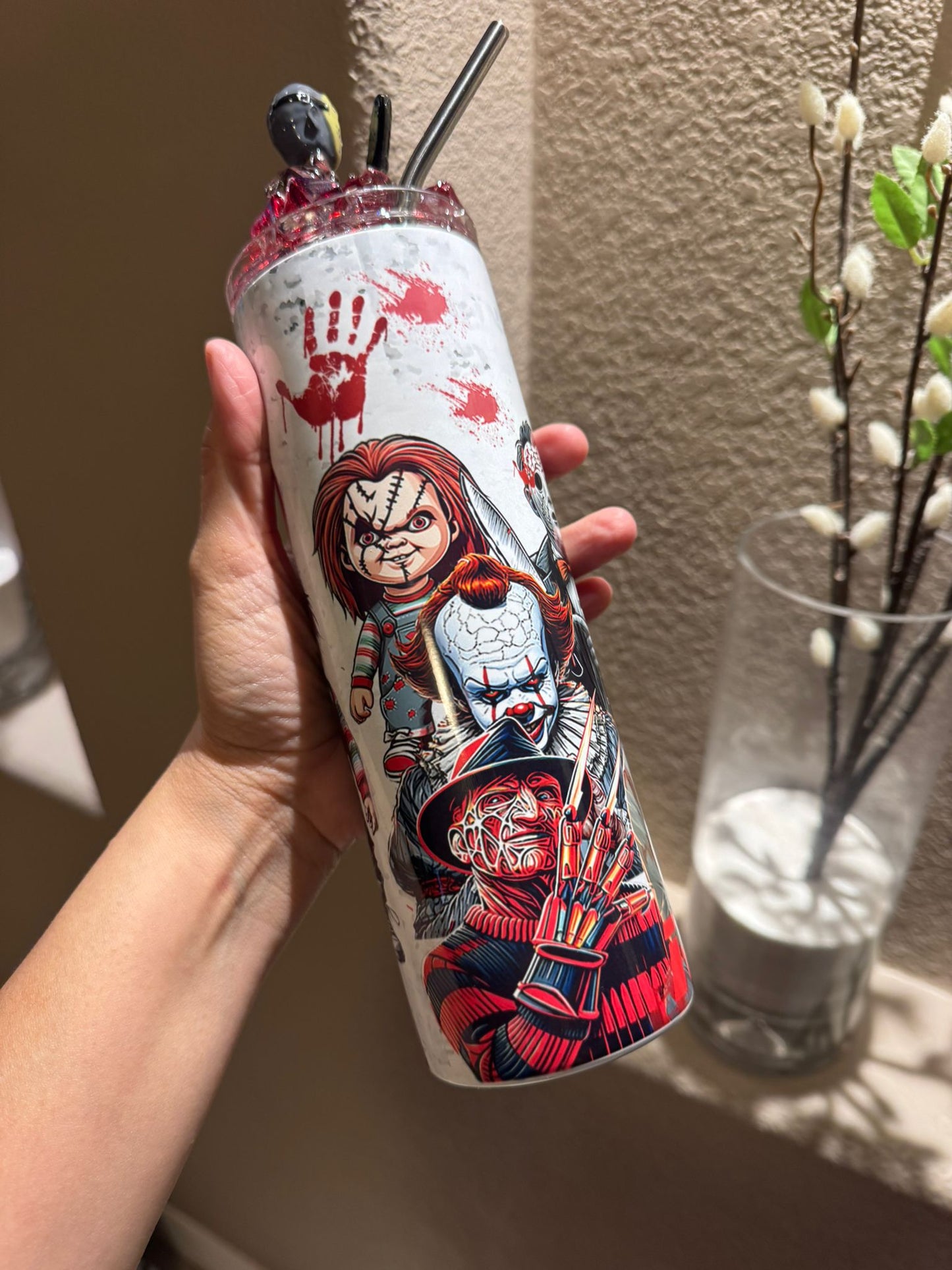 20 oz Jason Halloween-Themed Tumbler
