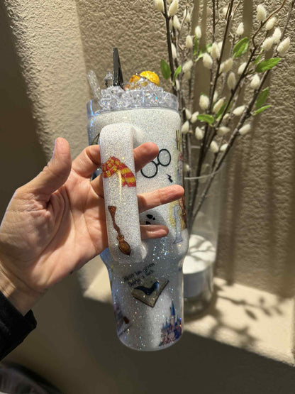 40 oz Harry Potter Glitter Tumbler