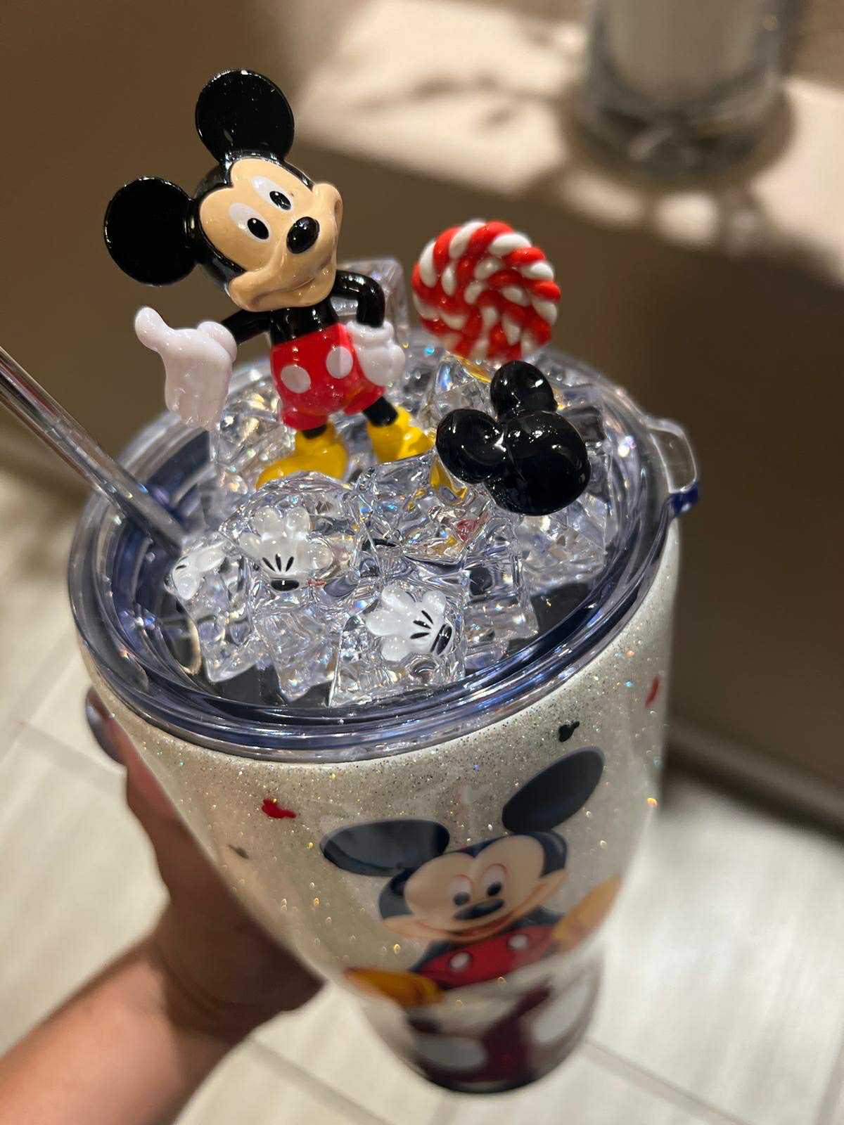 30 oz Mickey Mouse Glitter Tumbler