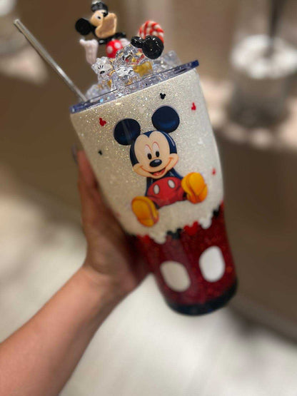 30 oz Mickey Mouse Glitter Tumbler