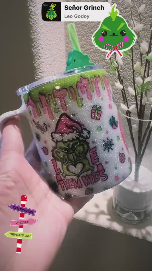 12oz Grinch cup Tumbler
