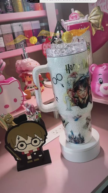 40 oz Harry Potter Glitter Tumbler
