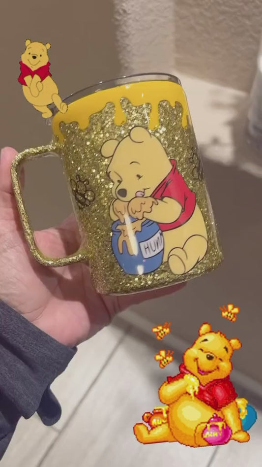 12oz Winnie Pooh Tumbler Mug