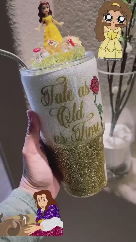 30oz Beauty in the Best Glitter Tumbler