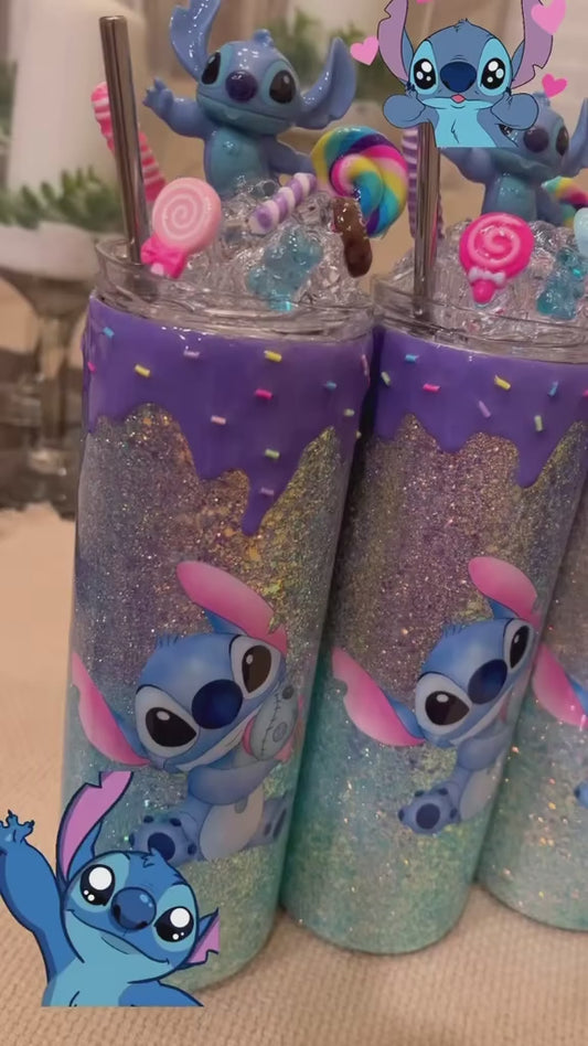 20 oz Stitch Themed Tumbler