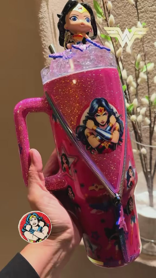 40oz Wonder Women Tumbler Cup