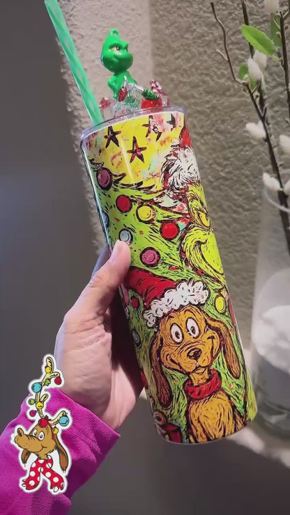 20oz Grinch Tumbler