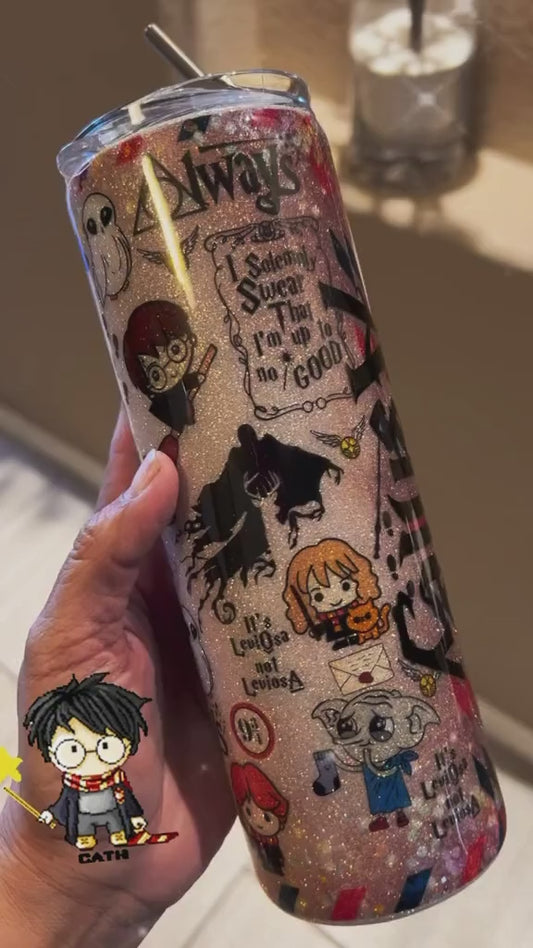 20oz Harry Potter Glitter Tumbler